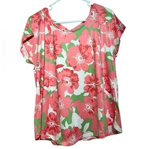 Bobeau  Floral‎ Multicolor Women’s Top Sz L